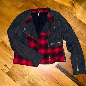Free people plaid jacket
